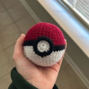 Handmade Crochet Pokémon Ball